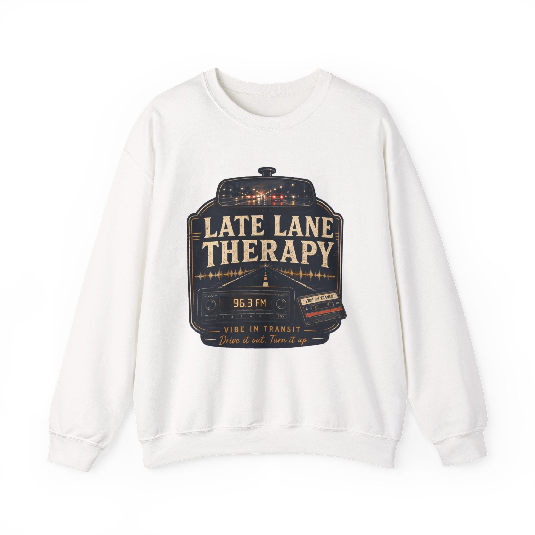 Vibe In Transit | Late Lane Therapy Sweatshirt | Commute Sessions