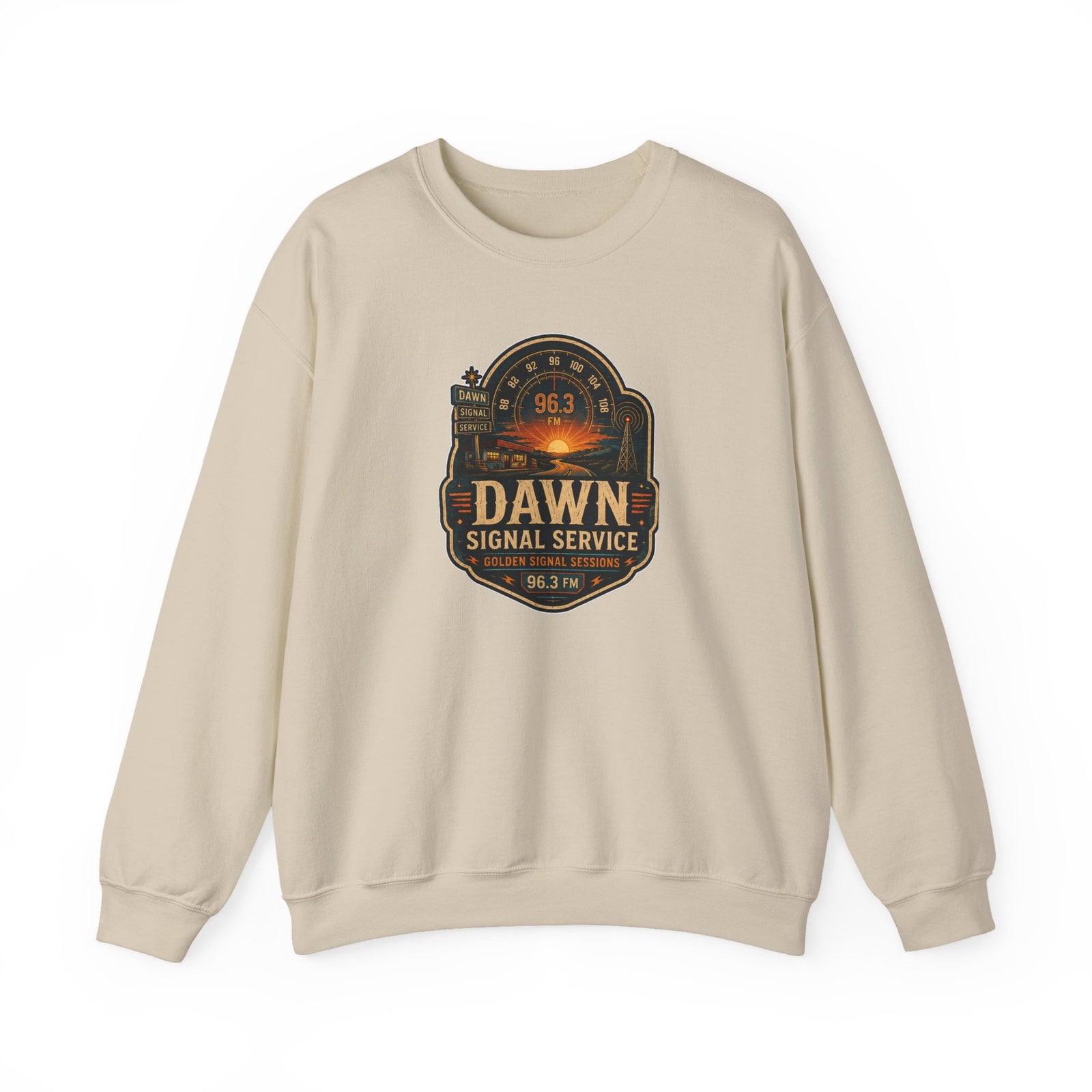 Vibe In Transit | Dawn Signal Service | Golden Signal Sessions Sweatshirt