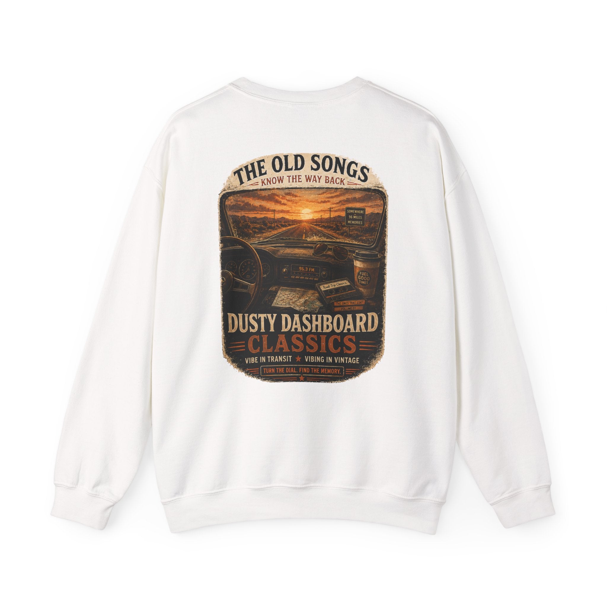 Vibe In Transit | Dusty Dashboard Classics Sweatshirt | Vibing In Vintage