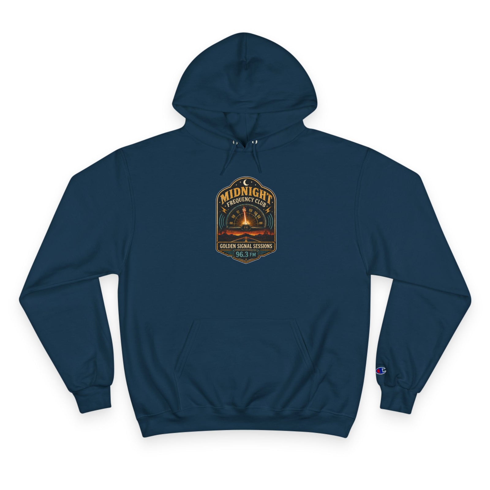 Vibe In Transit | Midnight Frequency Club | Golden Signal Sessions Hoodie