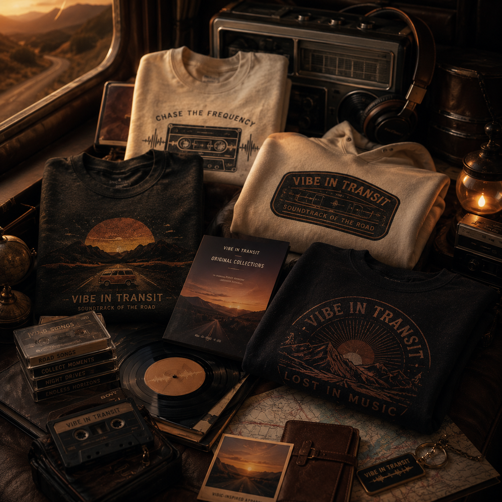 Vibe In Transit original music-inspired collection